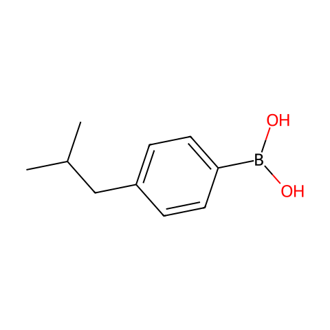4-异丁基苯硼酸结构图