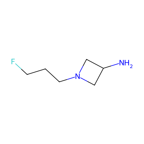 1-(3-fluoropropyl)azetidin-3-amine结构图