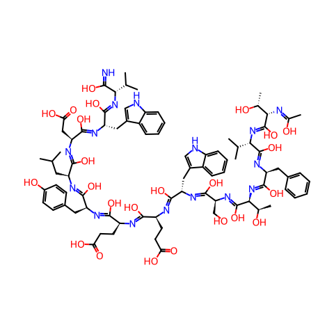 Pep 2-8，强效的PCSK9抑制剂结构图