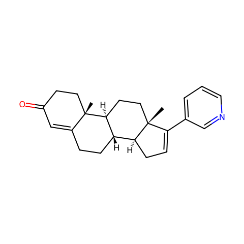 17-(3-pyridyl)androsta-5,16-dien-3-one结构图