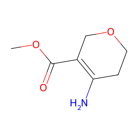 METHYL 4-AMINO-5,6-DIHYDRO-2H-PYRAN-3-CARBOXYLATE结构图