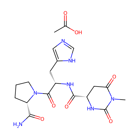 Taltirelin acetate结构图