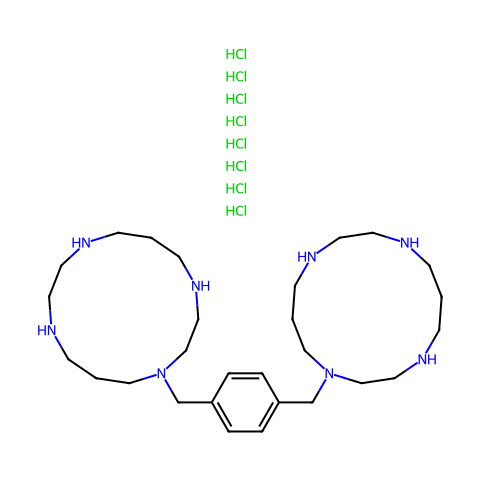 Plerixafor 8HCl (AMD3100 8HCl)结构图