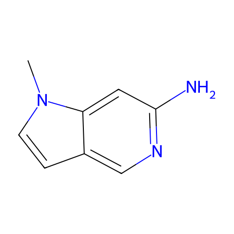 1-Methyl-1H-pyrrolo[3,2-c]pyridin-6-amine结构图