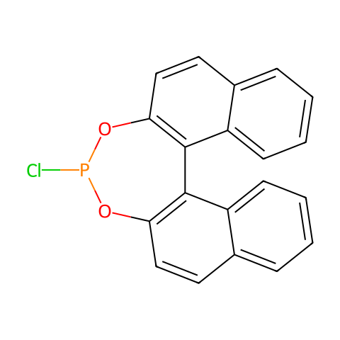 (R)-1,1′-联萘-2,2′-二基磷酰氯结构图