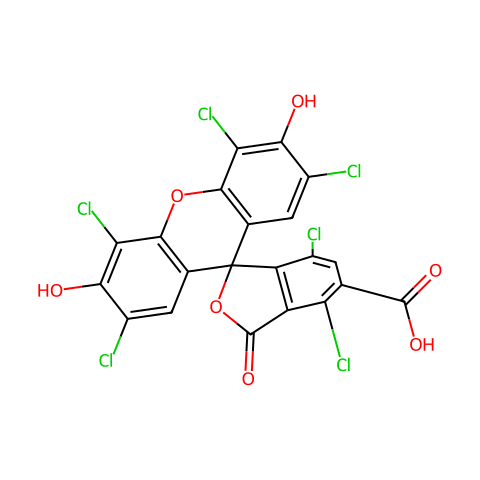 六氯-5-羧基荧光素结构图