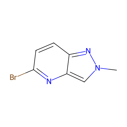 5-bromo-2-methyl-pyrazolo[4,3-b]pyridine结构图