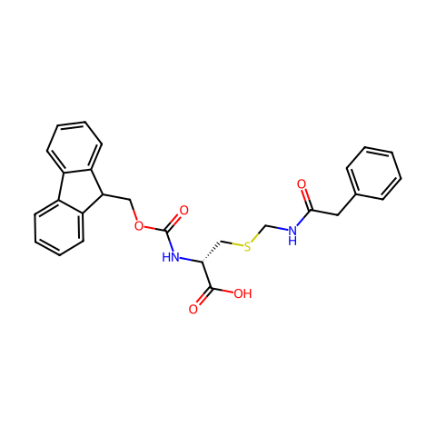 FMOC-D-CYS(PHACM)-OH结构图