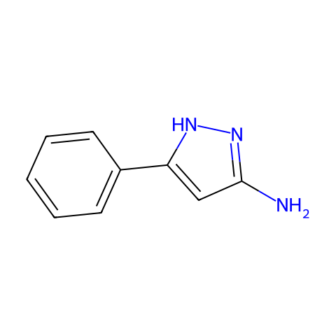 3-氨基-5-苯基吡唑结构图