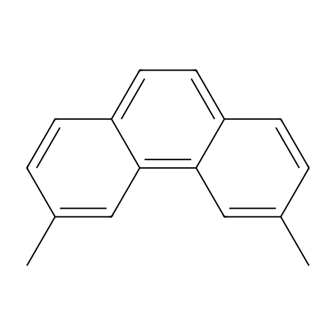 3,6-二甲基菲结构图