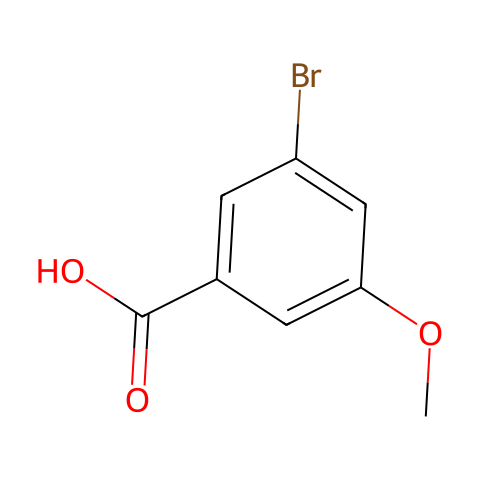 3-溴-5-甲氧基苯甲酸结构图
