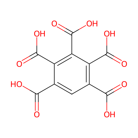 Benzenepentacarboxylic Acid结构图