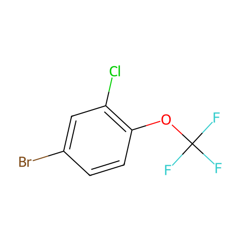 4-溴-2-氯-1-(三氟甲氧基)苯结构图