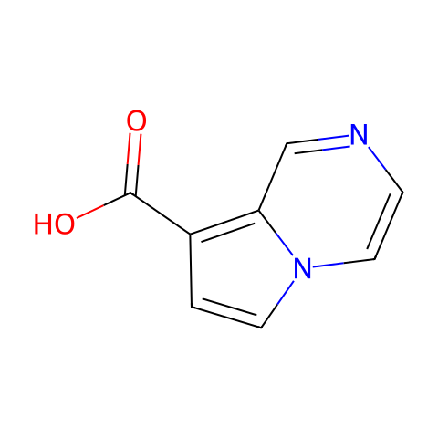 pyrrolo[1,2-a]pyrazine-8-carboxylic acid结构图