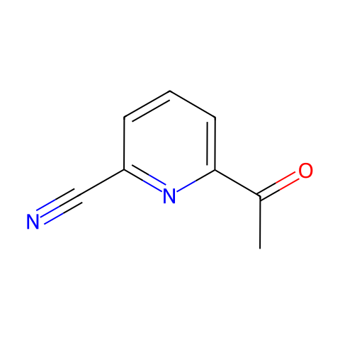 2-Pyridinecarbonitrile,6-acetyl-结构图