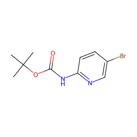 2-(Boc-氨基)-5-溴吡啶结构图