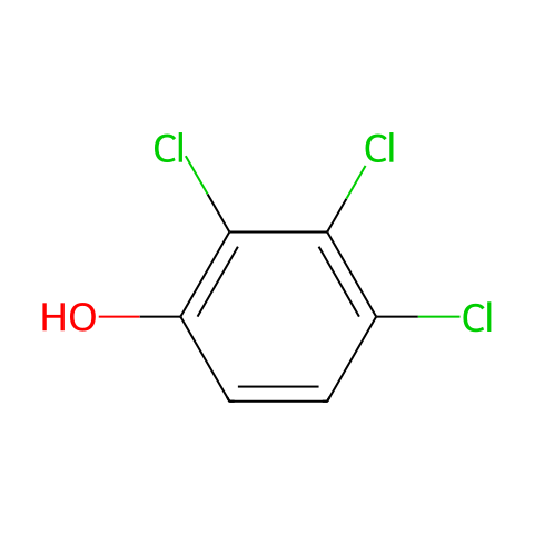 2,3,4-Trichlorophenol结构图