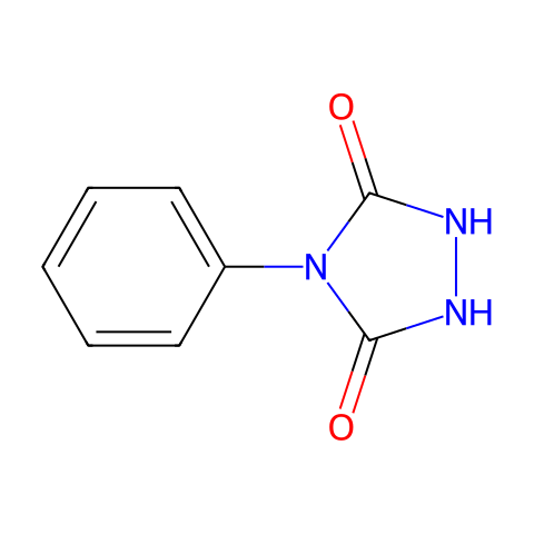 4-苯基-1,2,4-三唑烷-3,5-二酮结构图