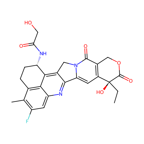 Dxd,DNA topoisomerase I 抑制剂结构图