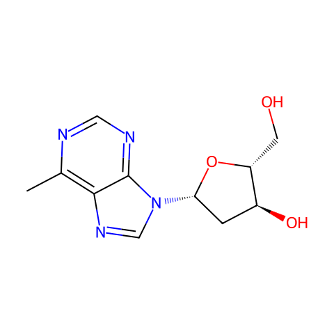 6-methylpurine 2'-deoxyriboside结构图