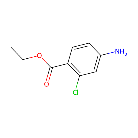 4-Amino-2-chlorobenzoic acid ethyl ester结构图