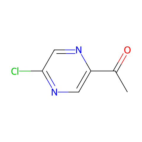 5-Acetyl-2-chloropyrazine结构图
