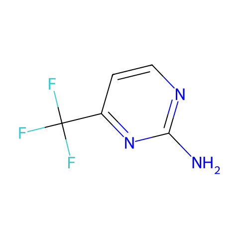 2-氨基-4-(三氟甲基)嘧啶结构图