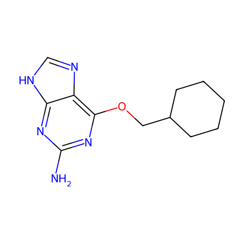 O6-Cyclohexylmethylguanine结构图