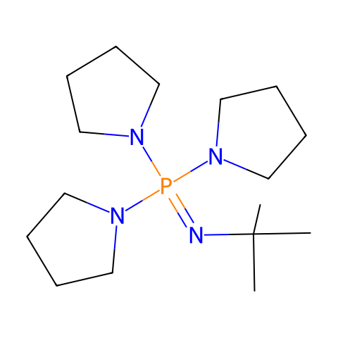 磷腈配体 P₁-叔丁基三(四亚甲基)结构图