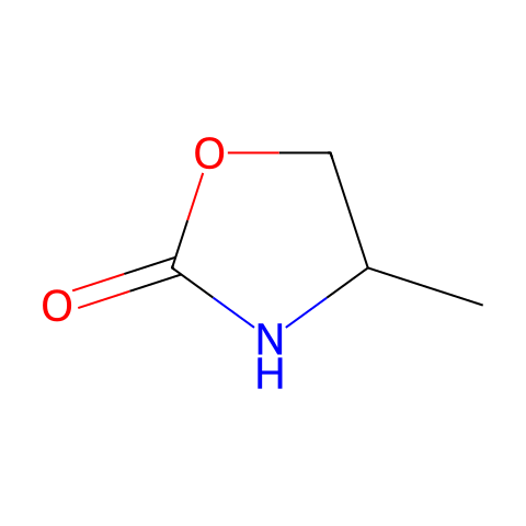 4-Methyl-1,3-oxazolidin-2-one结构图