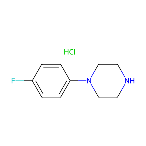 1-(4-氟苯基)哌嗪盐酸盐结构图