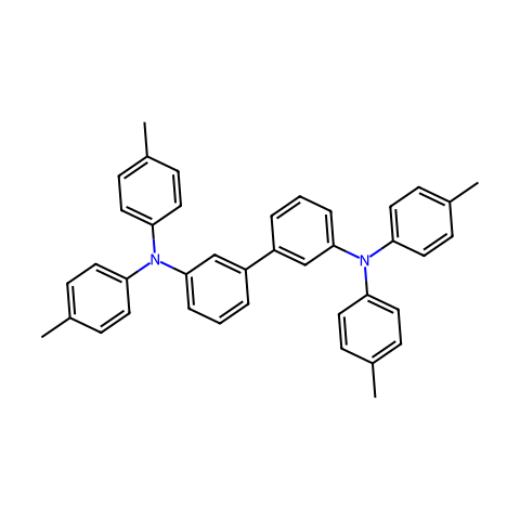 N,N,N',N'-四(4-甲基苯基)[1,1'-联苯]-3,3'-二胺结构图
