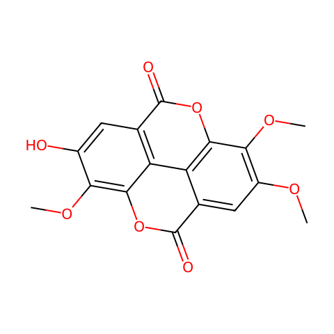 2,3,8-三邻甲基鞣花酸结构图