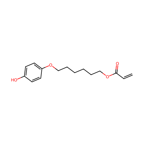 4-(6-ACRYLOXY-HEX-1-YL-OXY)PHENOL结构图