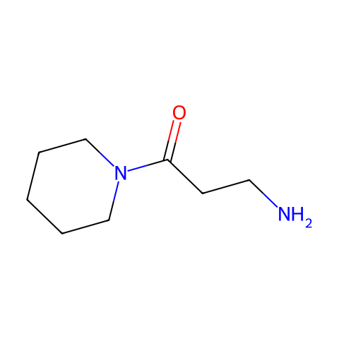 3-氨基-1-(哌啶-1-基)丙烷-1-酮结构图
