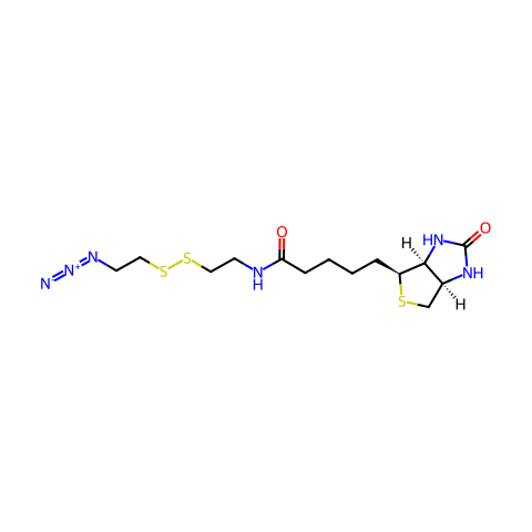生物素-二硫-叠氮结构图