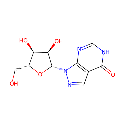 ALLOPURINOL RIBOSIDE结构图