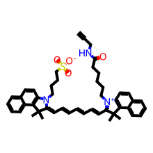 ICG-alkyne结构图