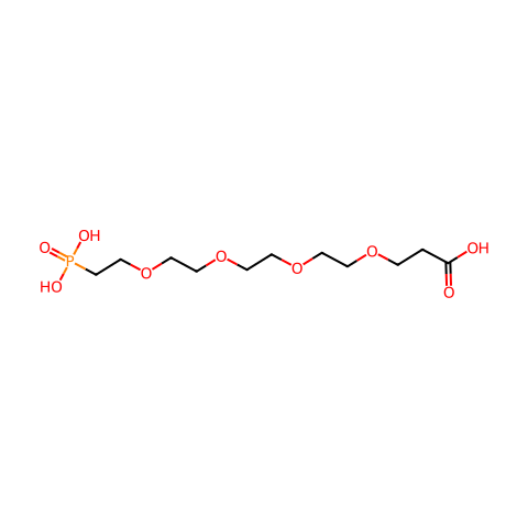 Carboxy-PEG4-phosphonic acid结构图
