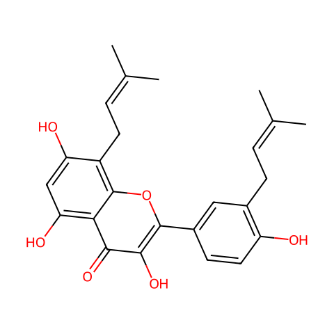 楮树黄酮醇F结构图