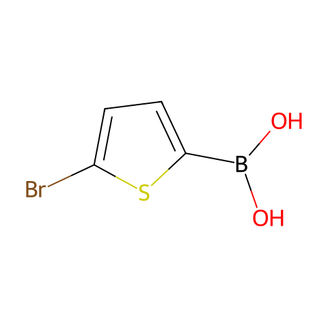 5-溴-2-噻吩硼酸结构图