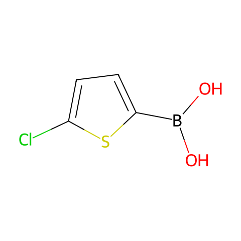 5-氯-2-噻吩硼酸 (含不同量的酸酐)结构图