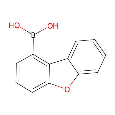 二苯并呋喃-1-硼酸 (含不同量的酸酐)结构图