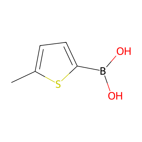 5-甲基-2-噻吩硼酸 (含不同量的酸酐)结构图