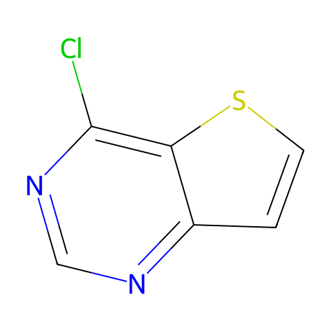 4-氯噻吩并[3,2-d]嘧啶结构图
