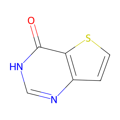 噻吩并[3,2-D]嘧啶-4-醇结构图