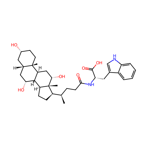 Tryptophan-cholic acid结构图