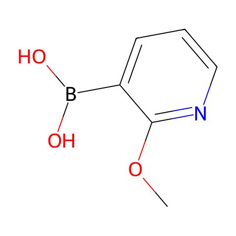 2-甲氧基吡啶-3-硼酸 (含不同量的酸酐)结构图