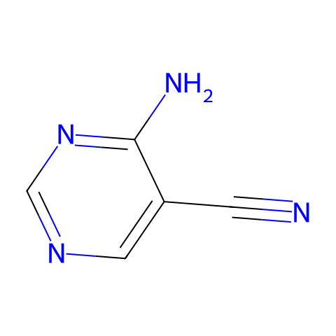 4-氨基-嘧啶-5-腈结构图
