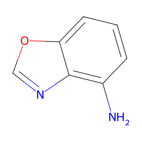 1,3-苯并恶唑-4-胺结构图